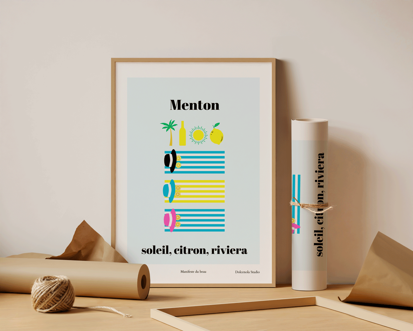 Affiche Menton