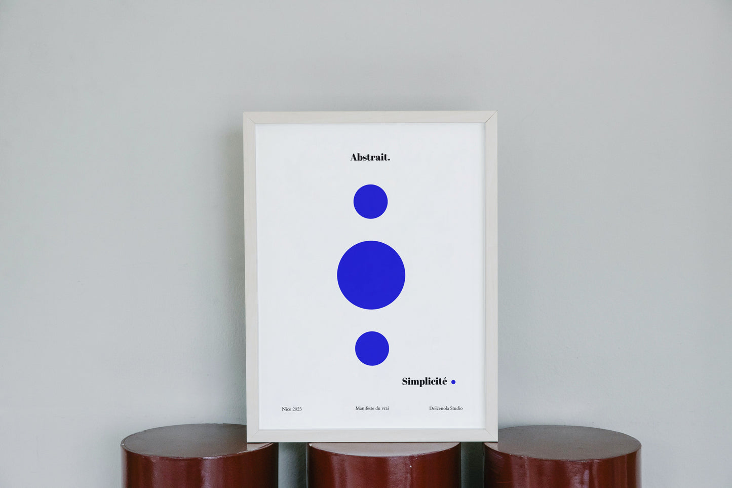 Abstrait Bleu