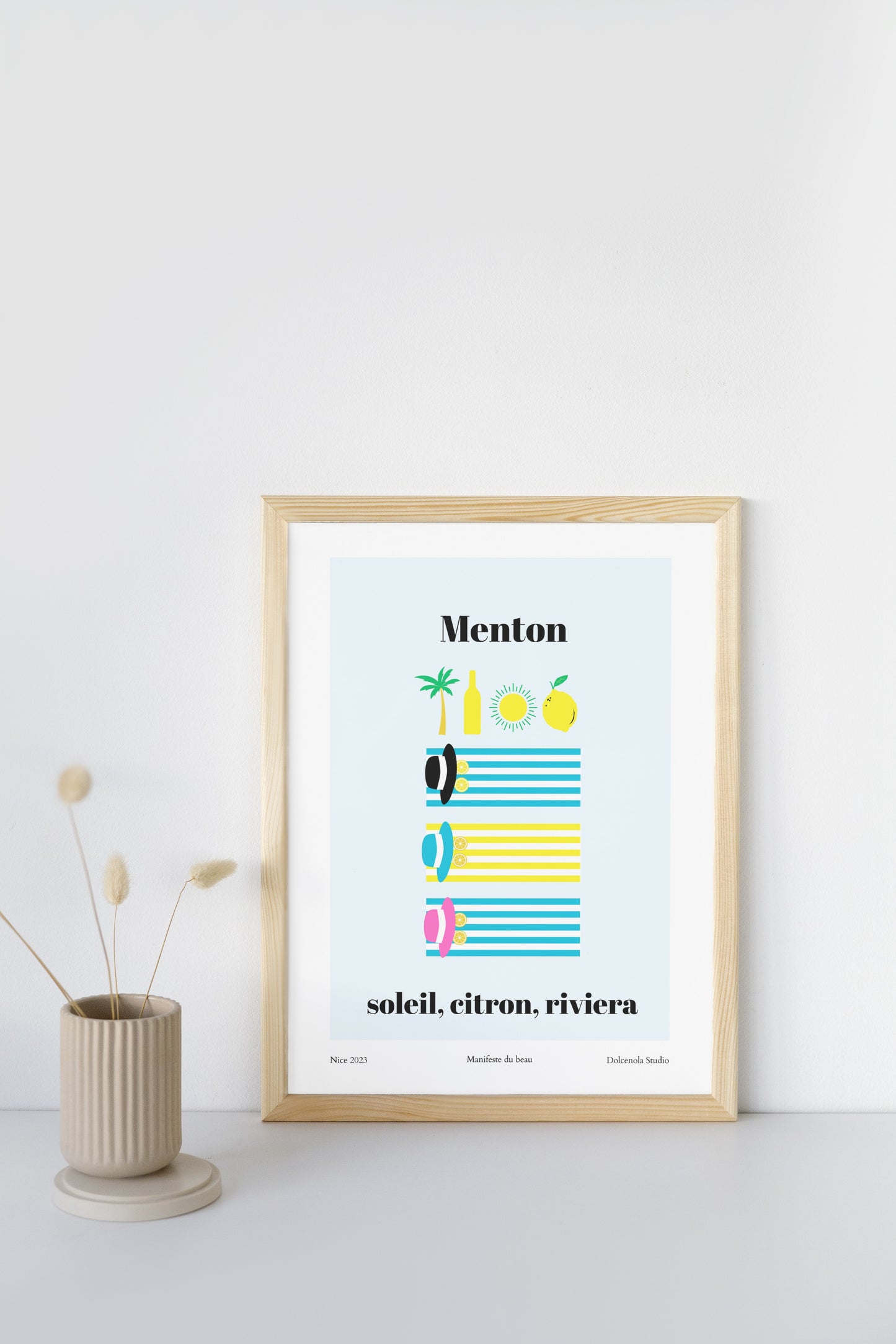 Affiche Menton