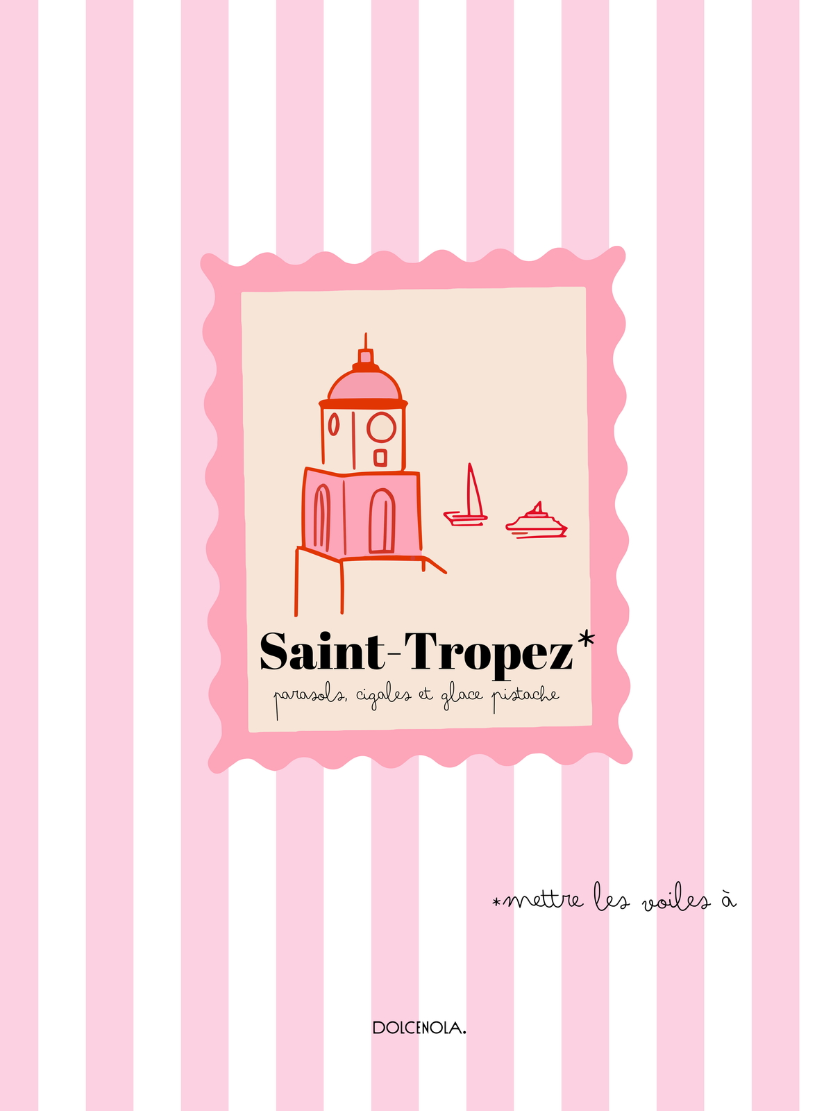Carte Postale Saint Tropez