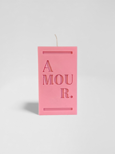 Bougie Amour Rose