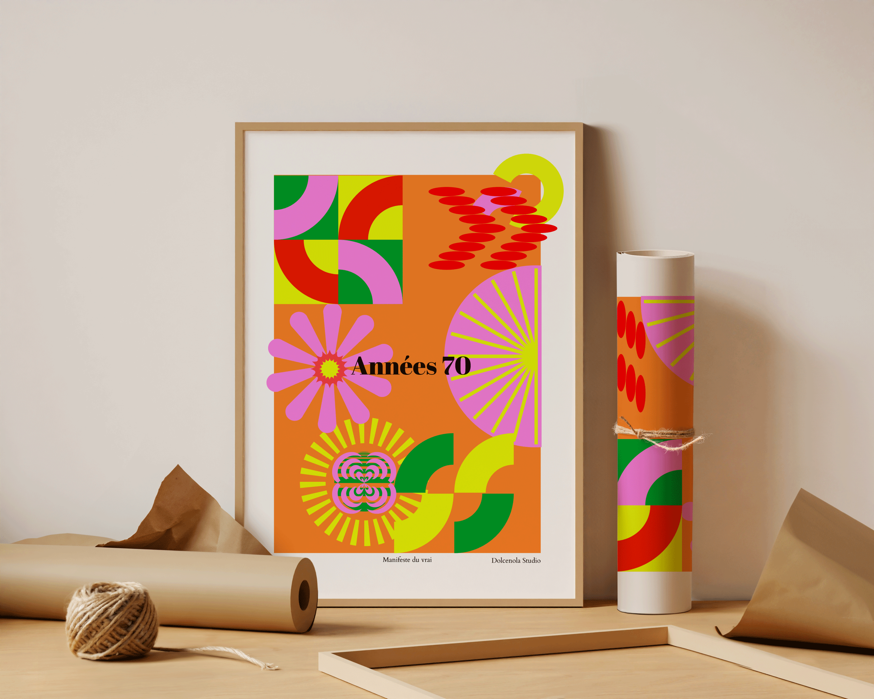 Affiche Années 70