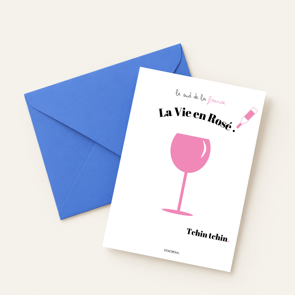 Carte Postale La Vie en Rosé