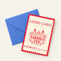 Carte postale illustrée Monte-Carlo, casino et luxe monégasque, fine art 300g coton, Dolcenola