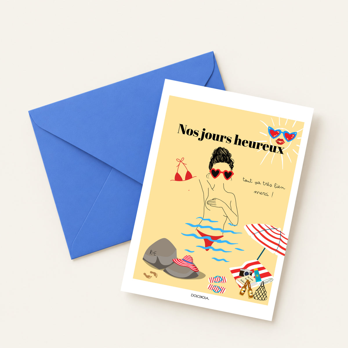 Carte Postale Nos Jours Heureux
