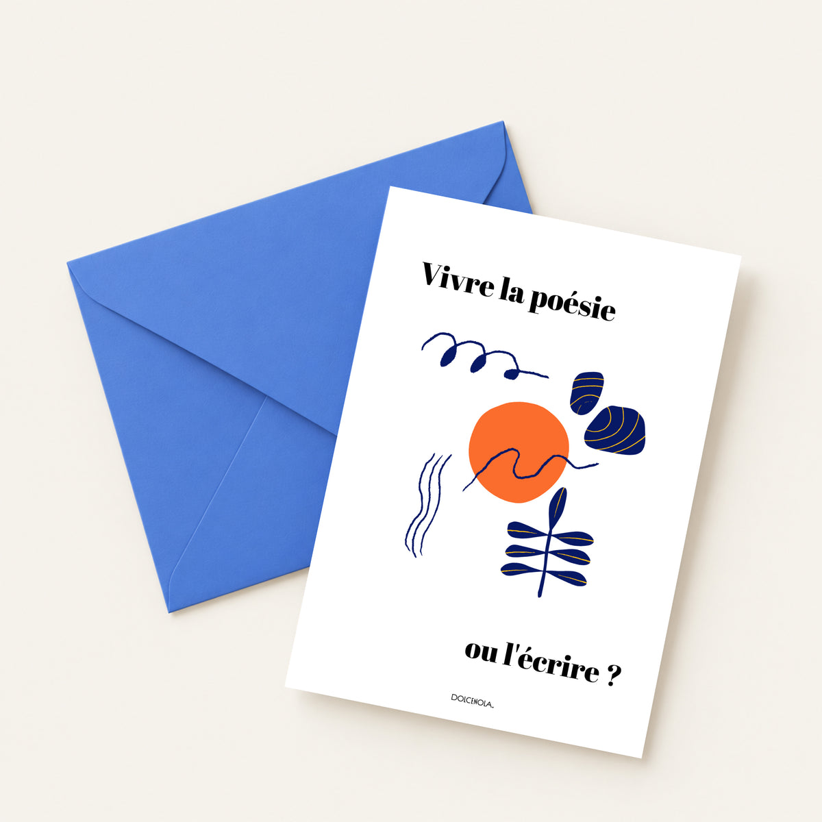 Carte Postale Vivre la Poésie