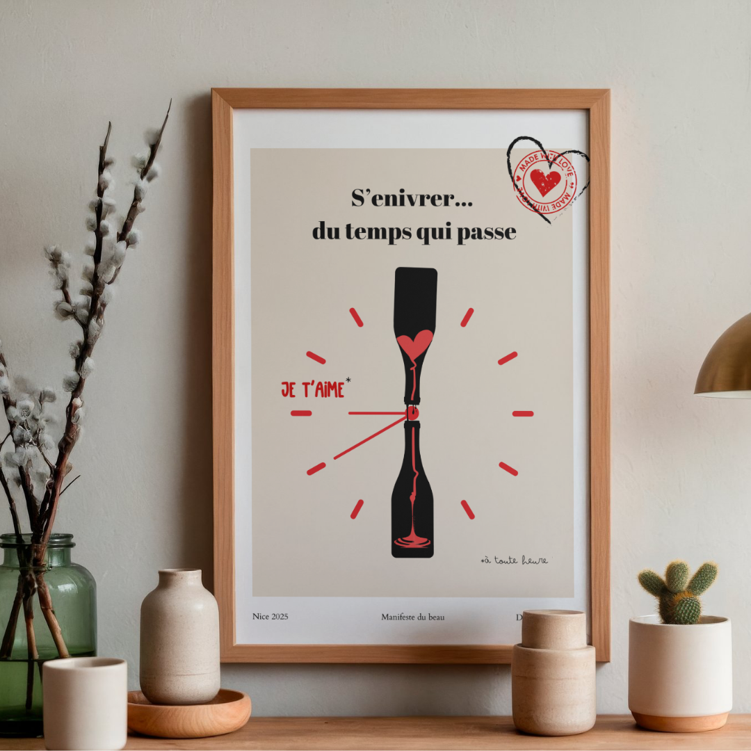 Affiche S’enivrer du temps qui passe