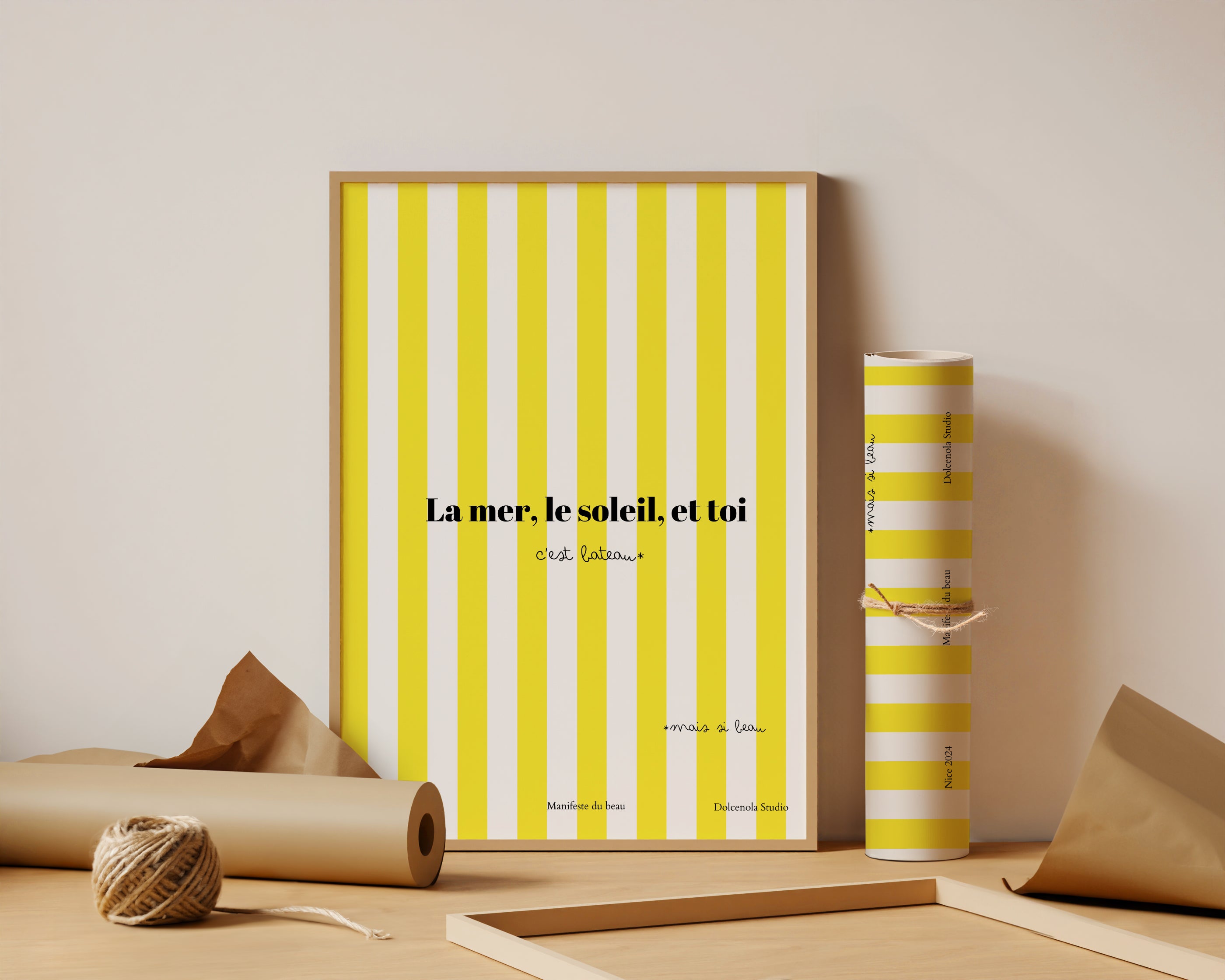 Affiche La Mer, Le Soleil, et toi