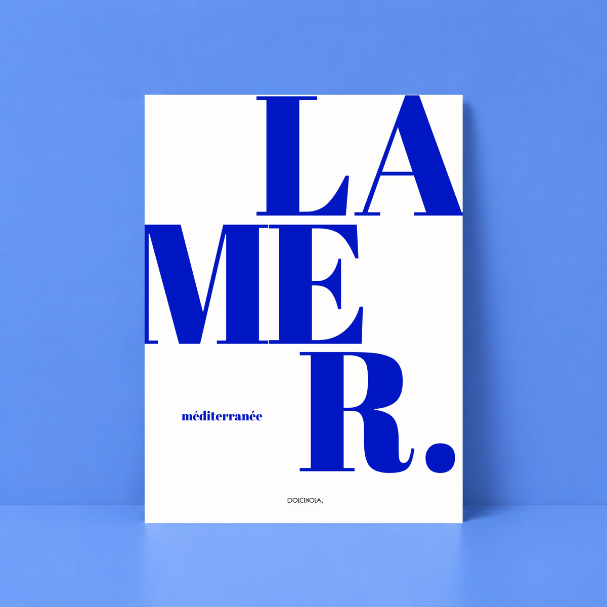 Affiche La Mer Méditerranée