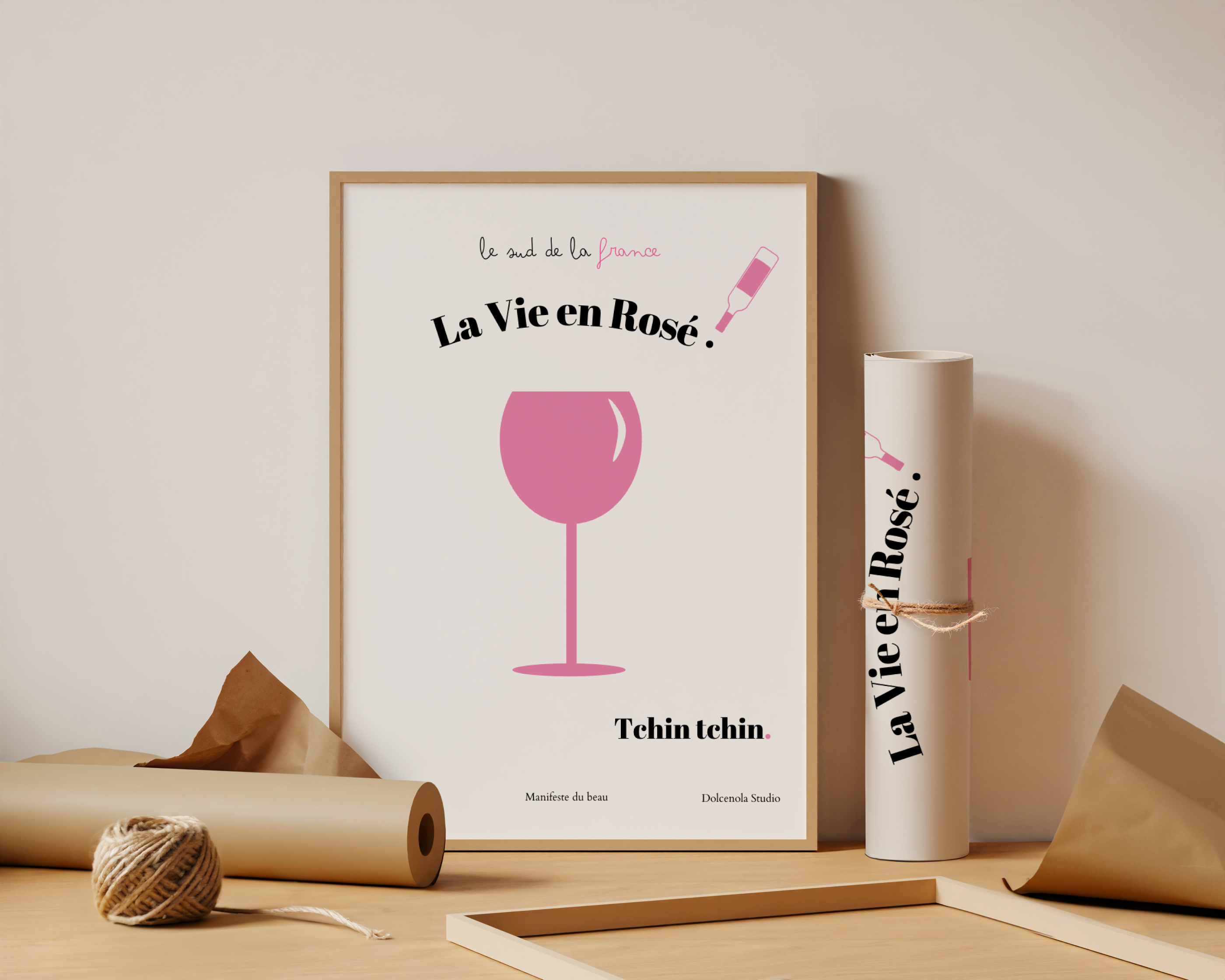 Affiche La Vie en Rosé