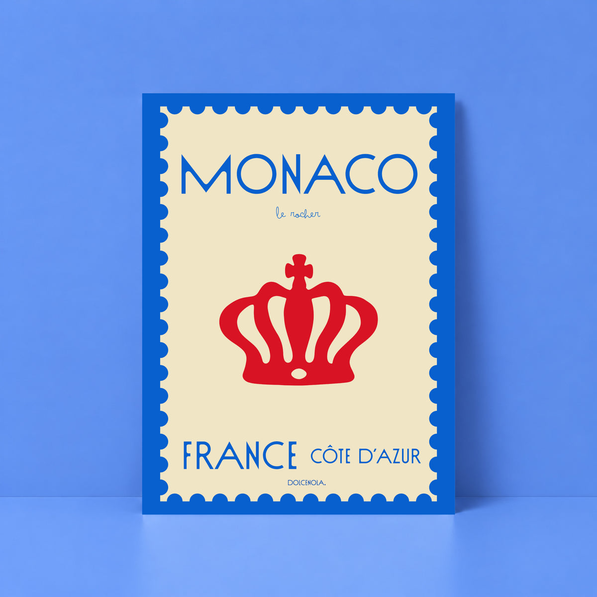 Affiche Monaco le Rocher