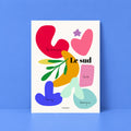 Affiche illustrée On dirait le Sud, hommage à l'art de vivre du Midi, fine art 150g coton, Dolcenola