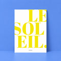 Affiche typographique Le Soleil Mots, jeu de mots estival et lumineux, fine art 150g coton, Dolcenola