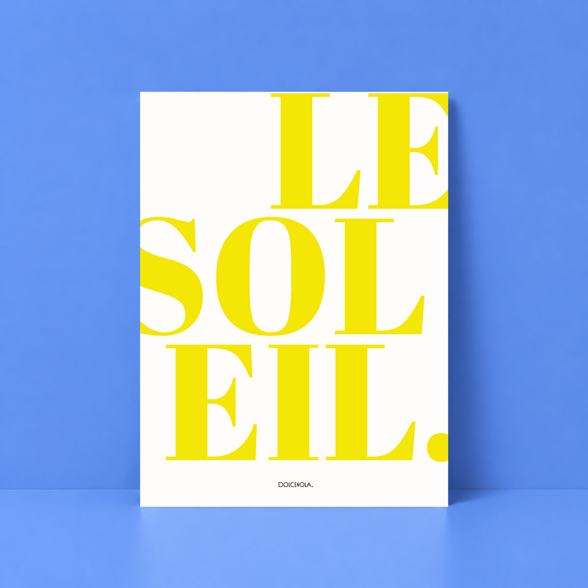 Affiche Le Soleil Mots