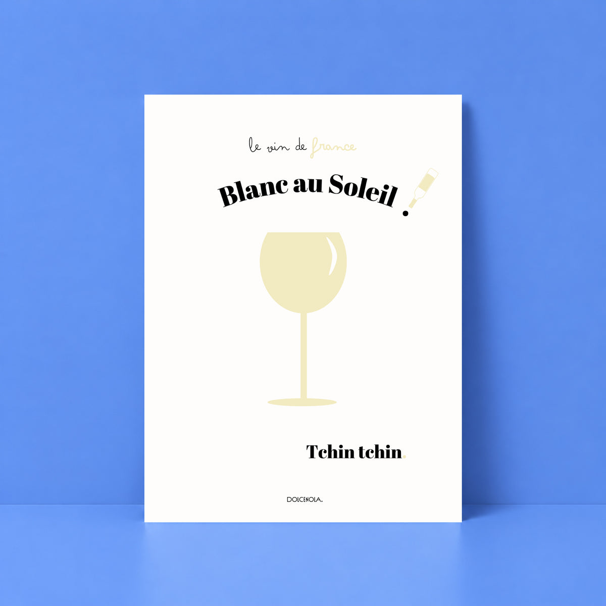 Affiche Blanc au Soleil