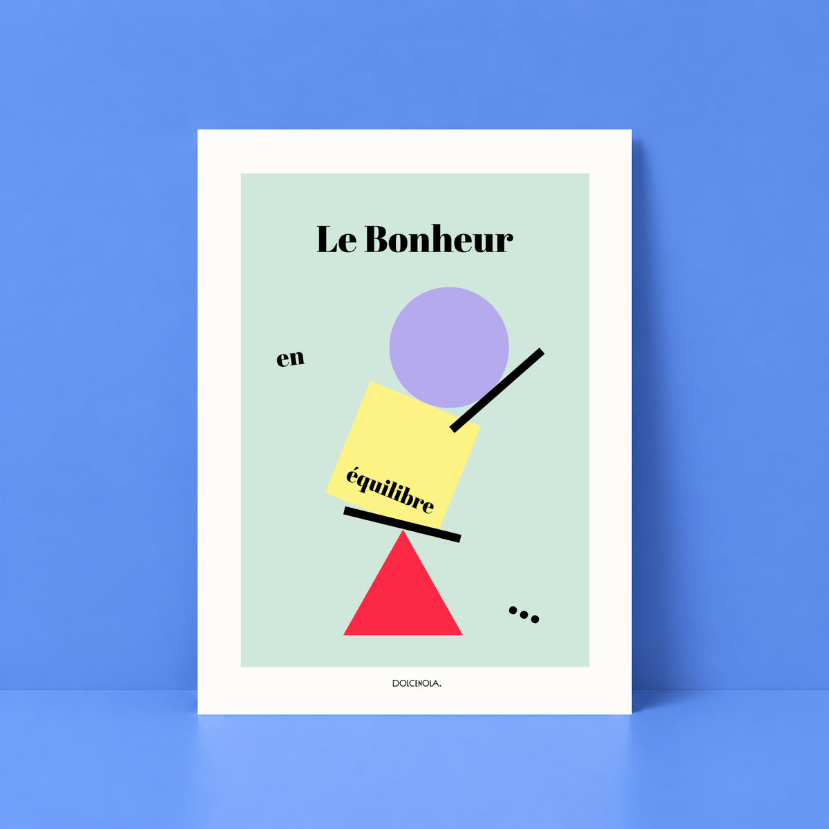 Affiche Le Bonheur en Équilibre