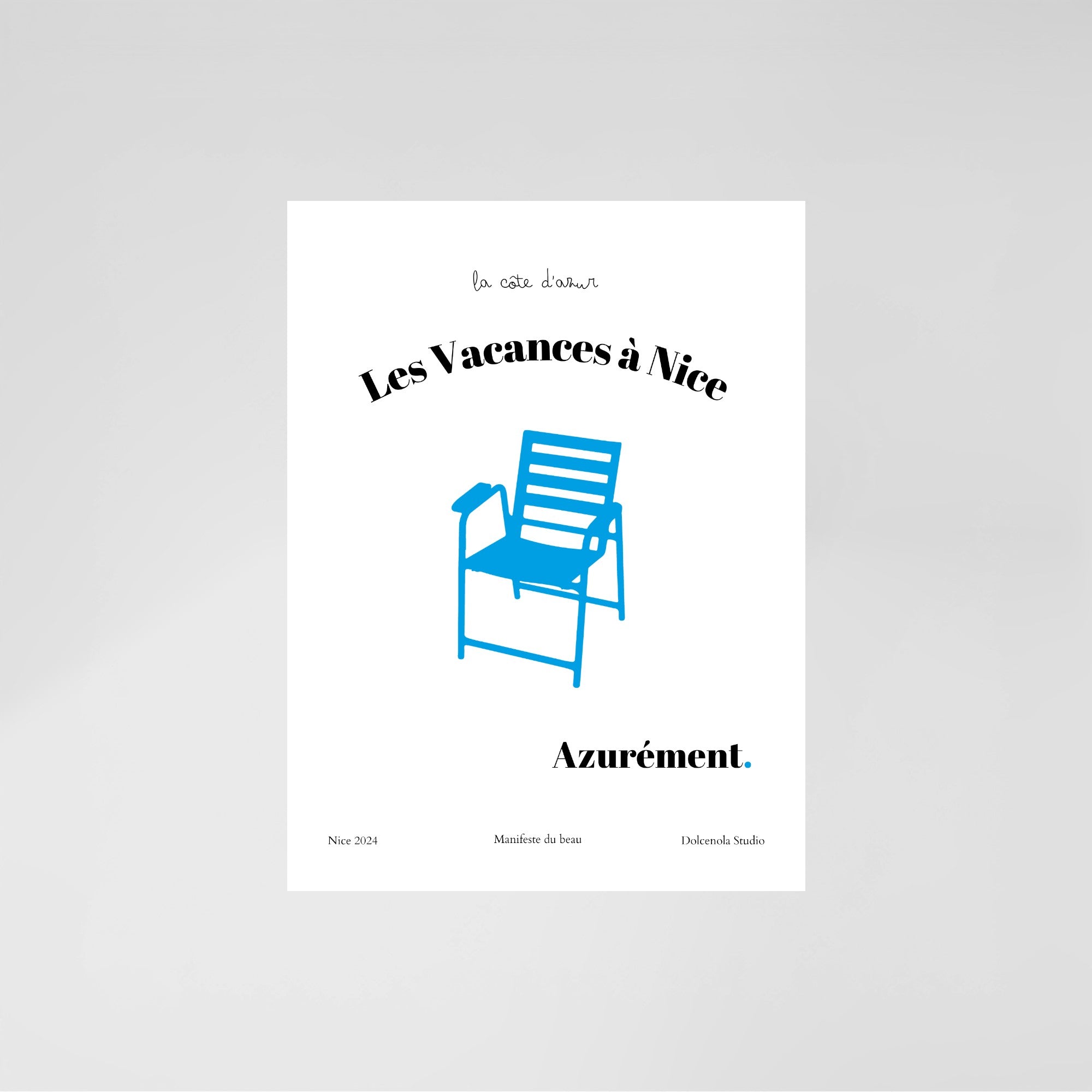 Carte Postale Les Vacances à Nice