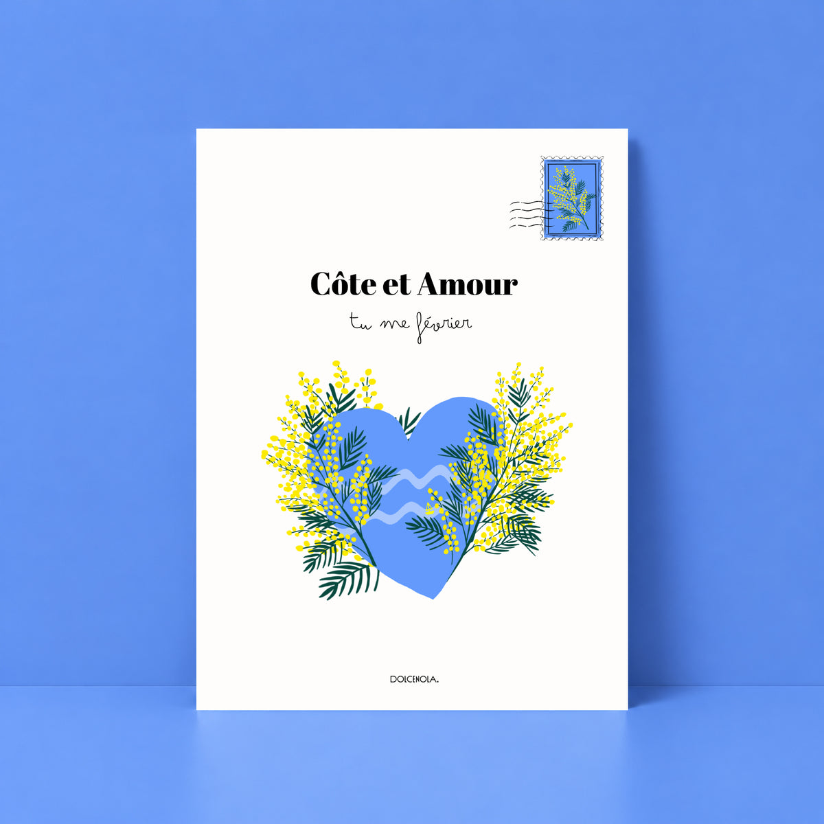 Affiche Février Mimosa