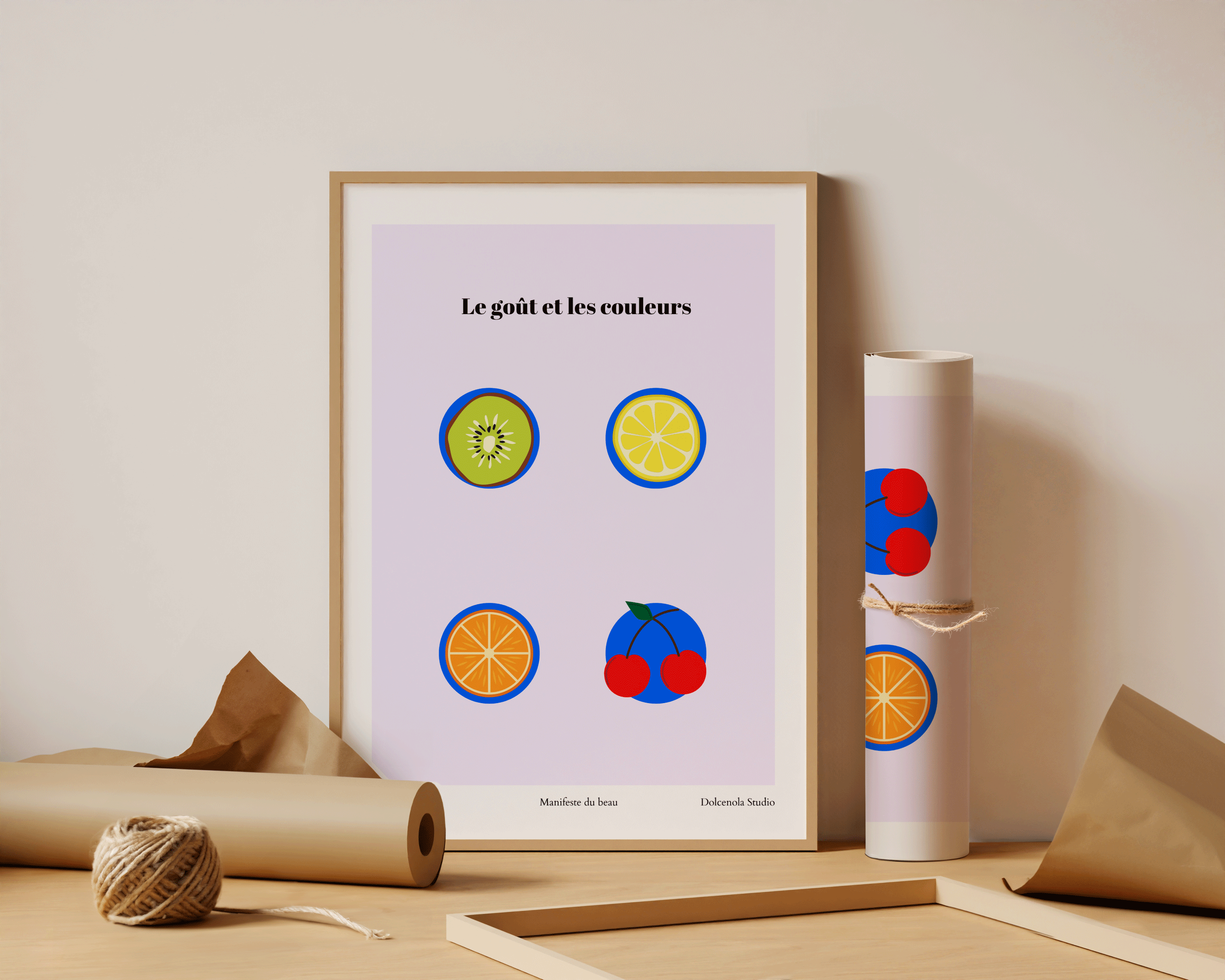 Affiche Le goût et les couleurs