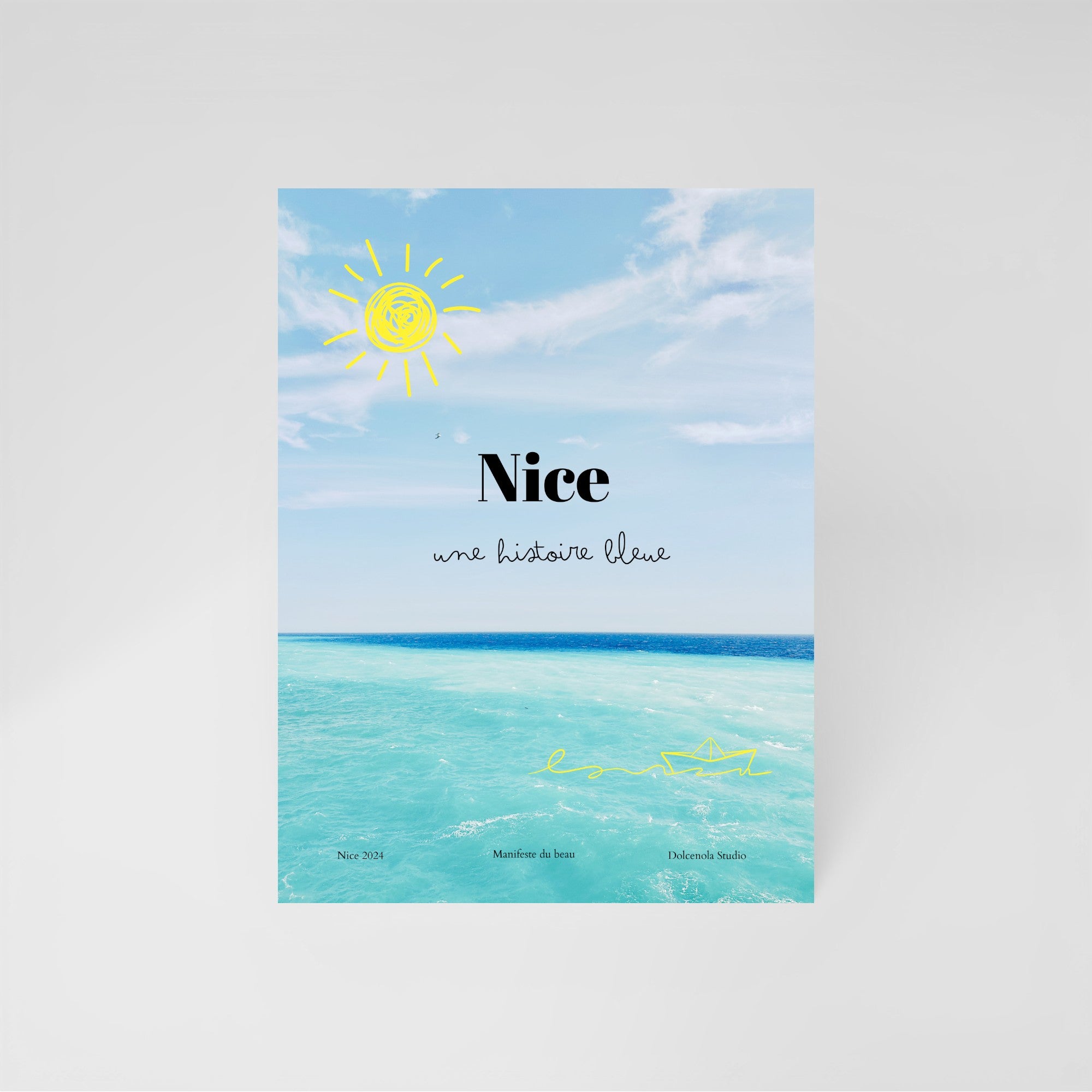 Carte Postale Histoire Bleue