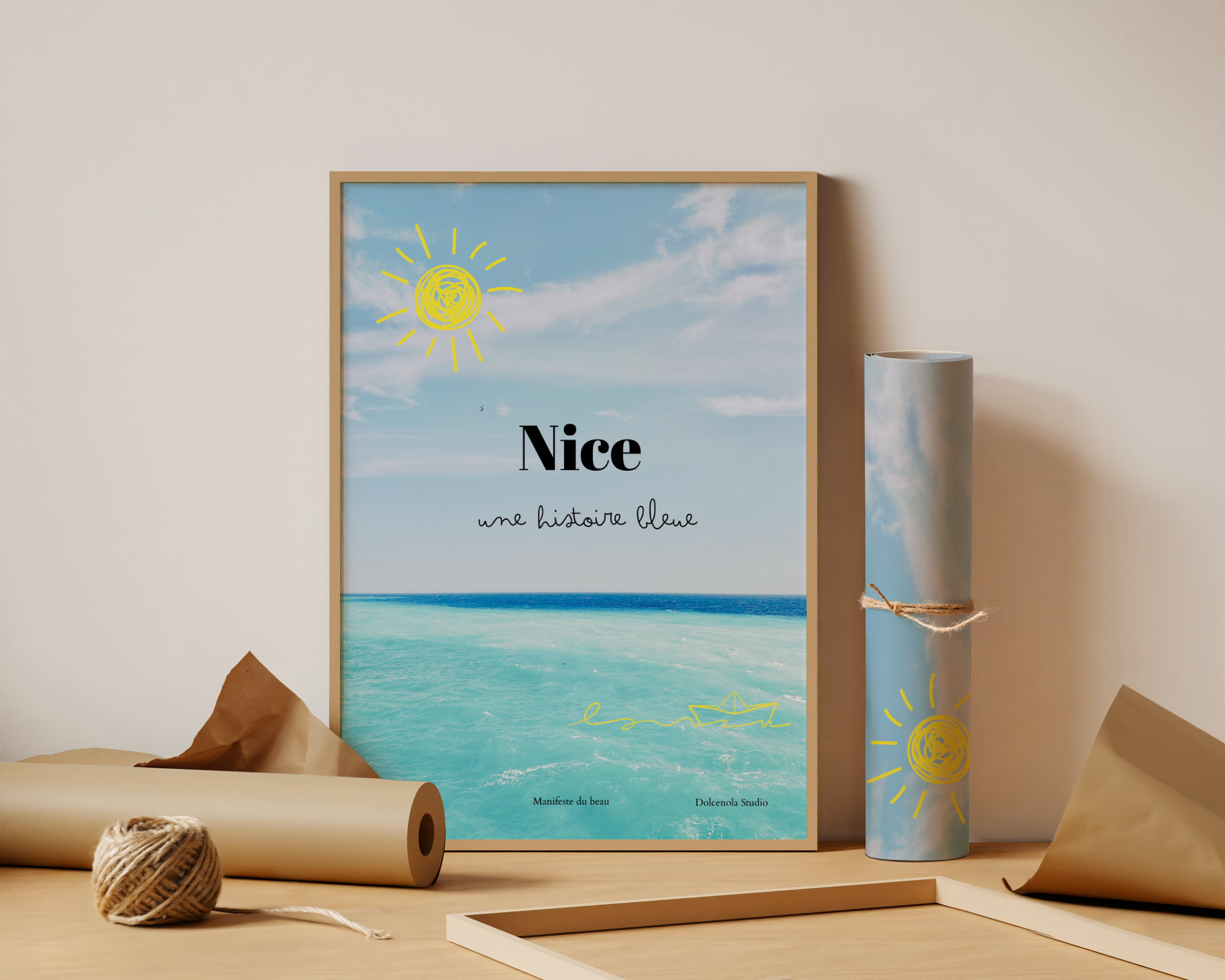 Affiche Histoire Bleue