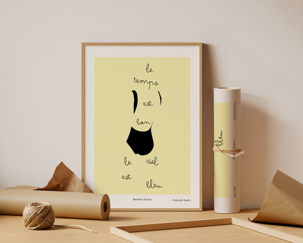 Affiche Le temps est bon