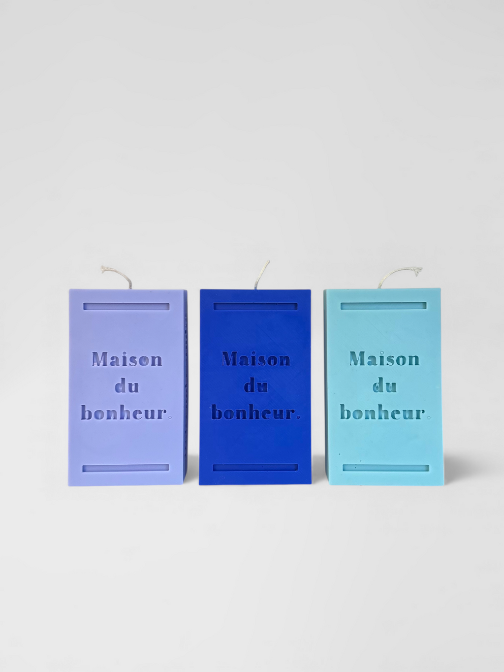 Bougie Maison du Bonheur Turquoise