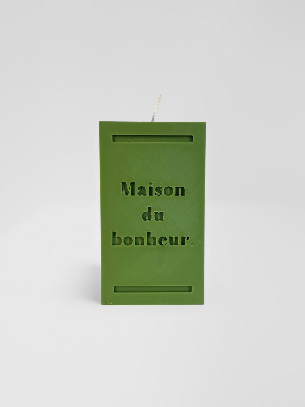 Bougie Maison du Bonheur Vert Olive