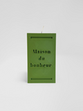 Bougie Maison du Bonheur Vert Olive