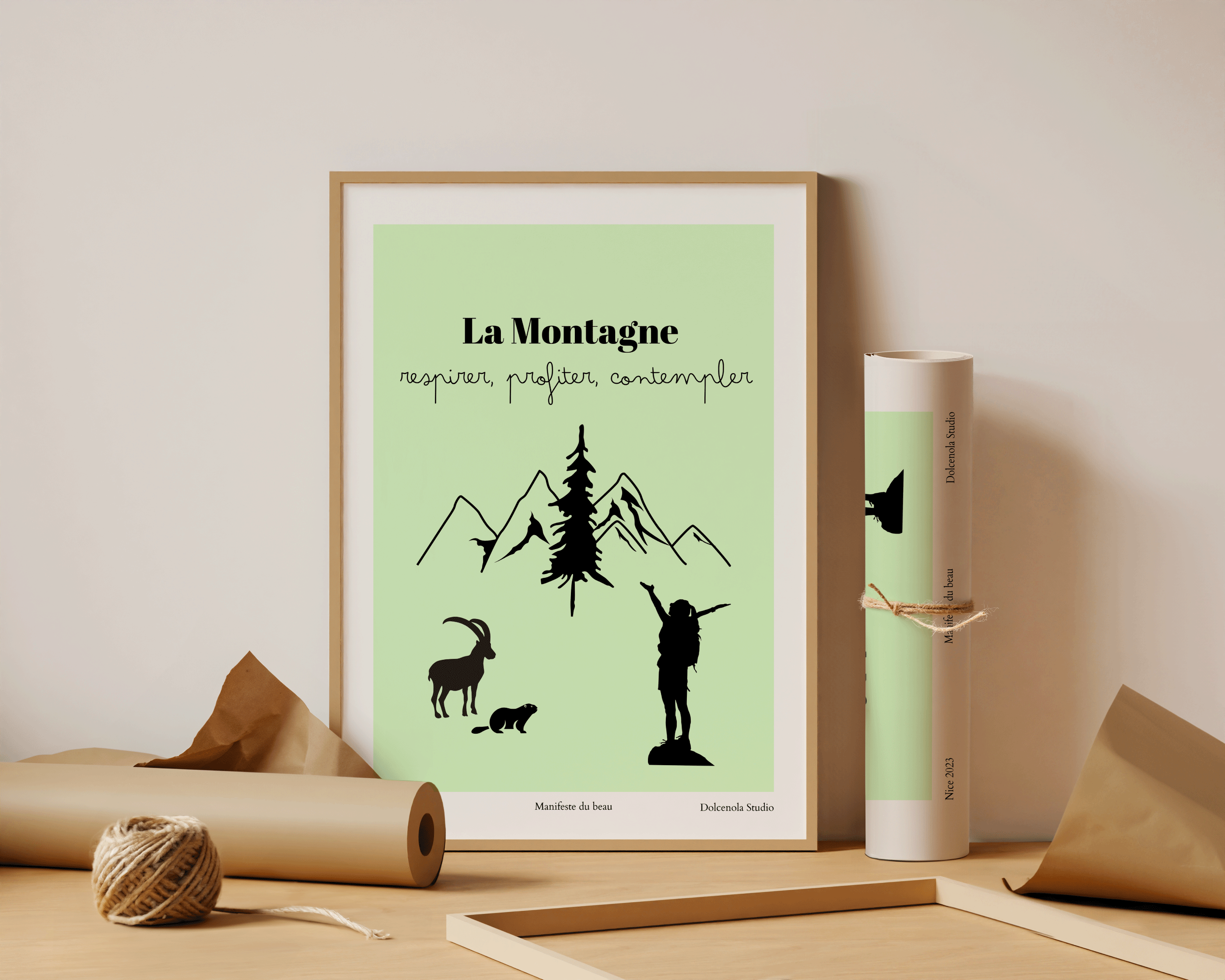 Affiche La Montagne Nature