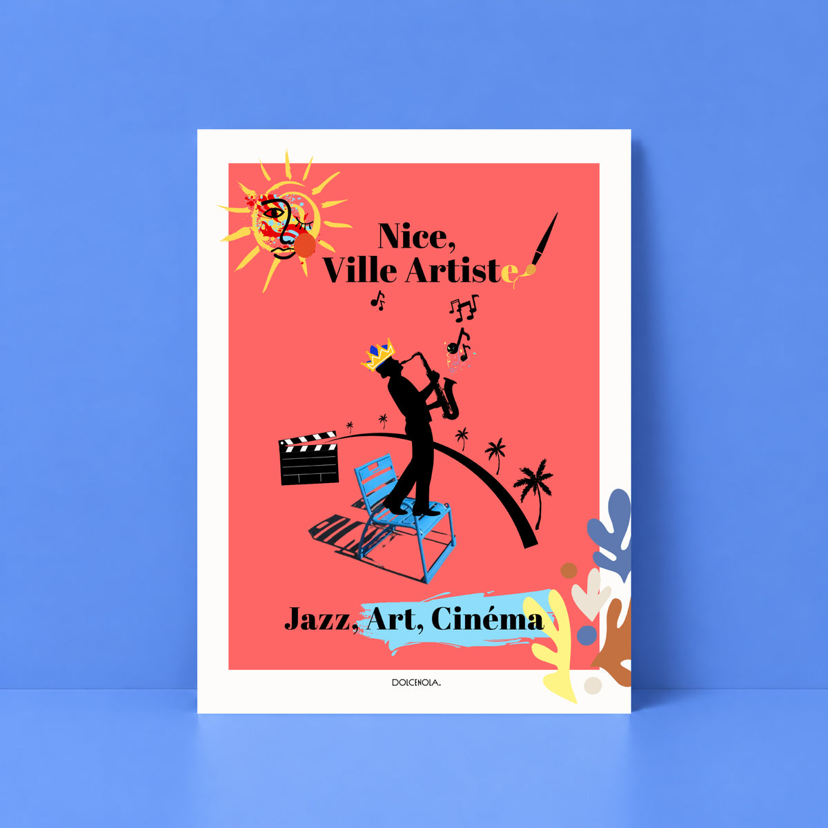 Affiche Nice Ville Artiste