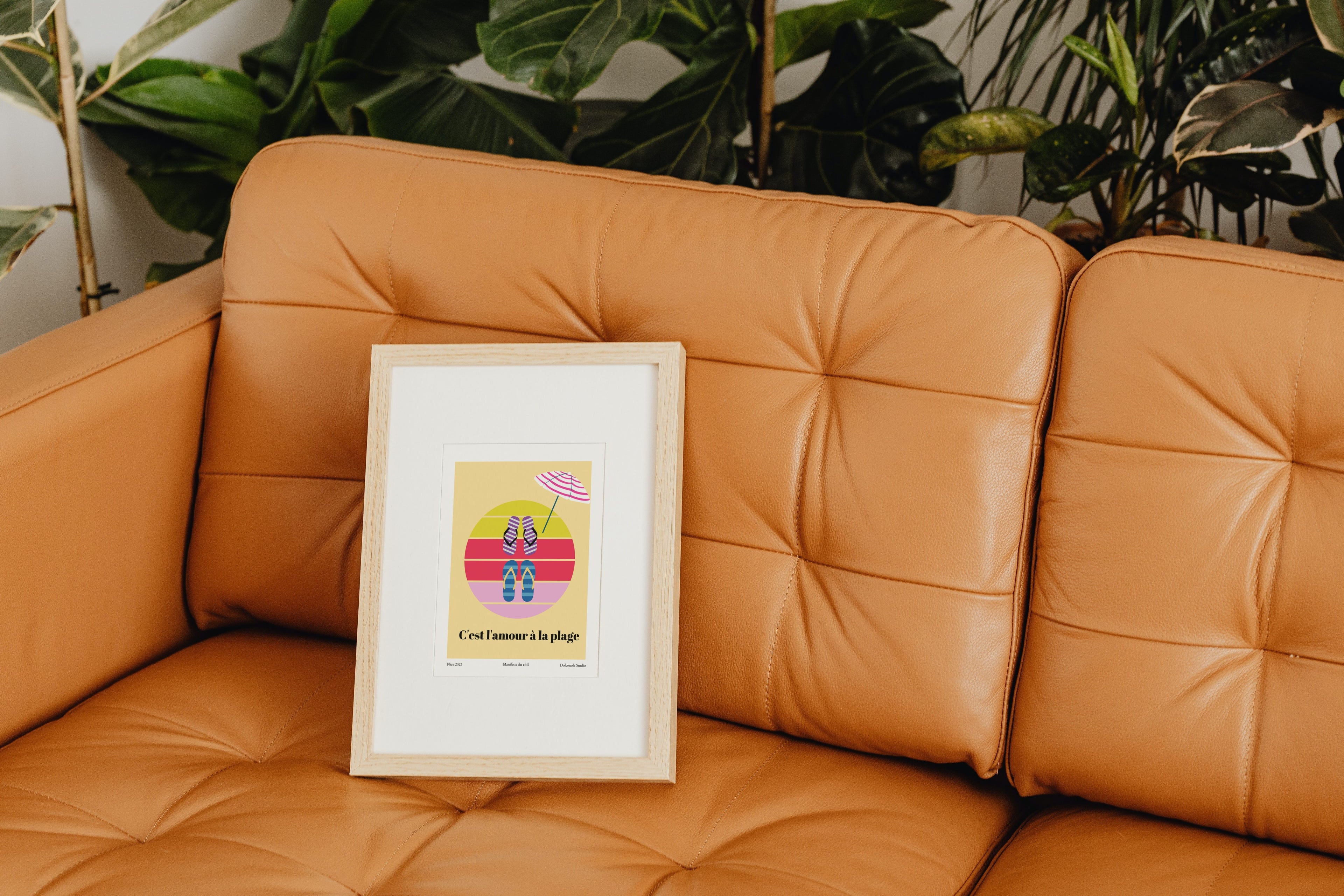 Affiche L'amour à la plage