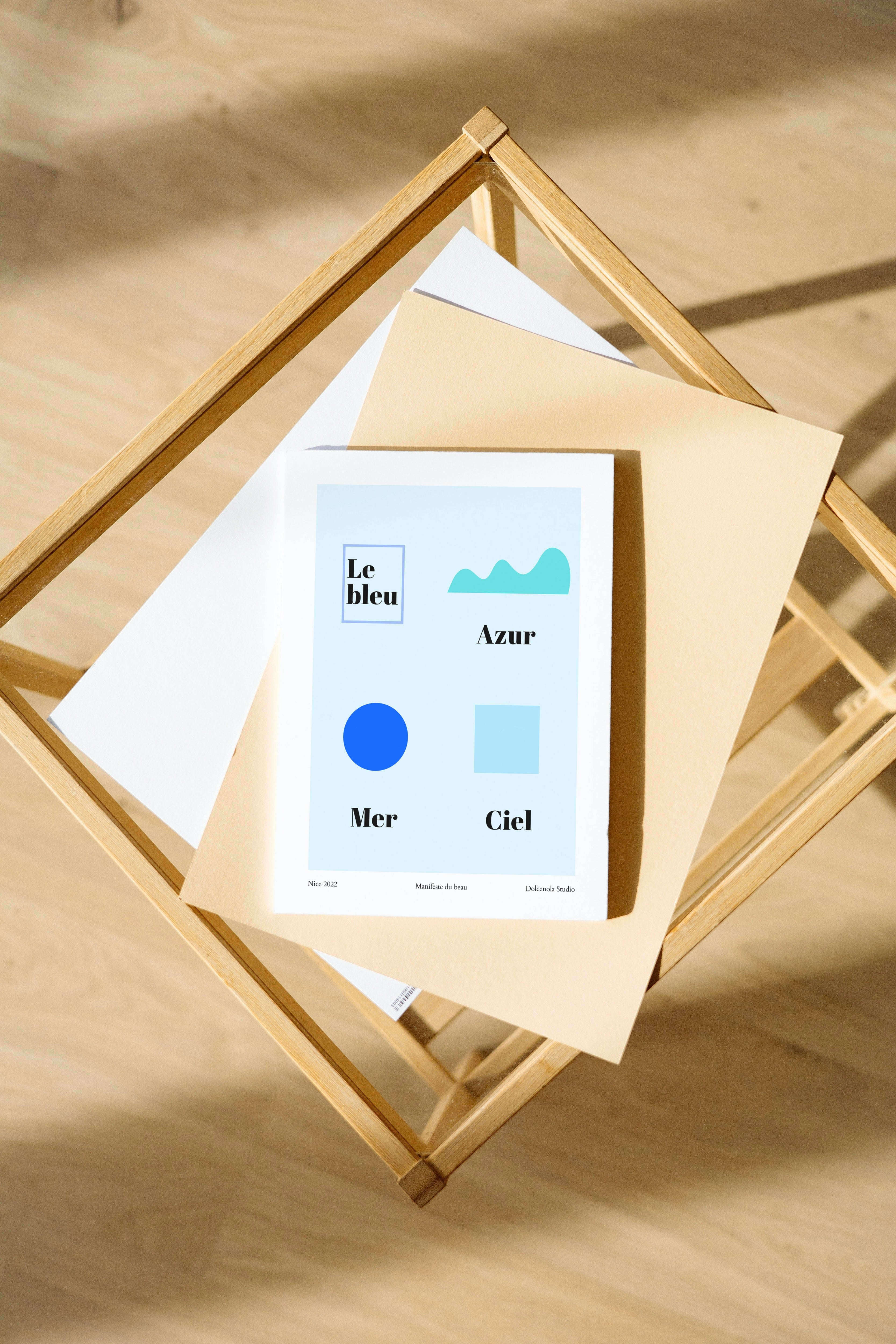 Carte Postale Le Bleu