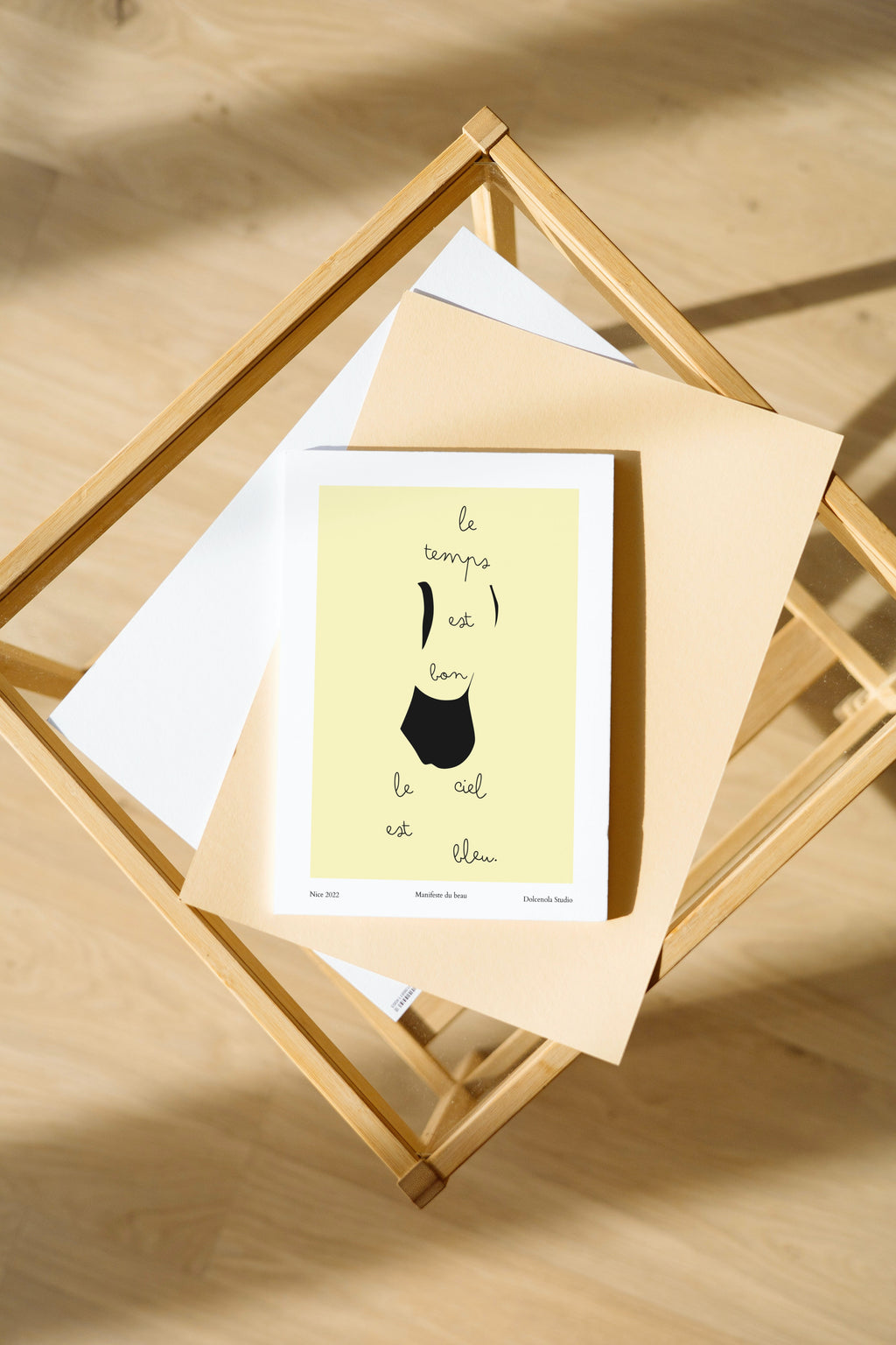 Carte Postale Le temps est bon