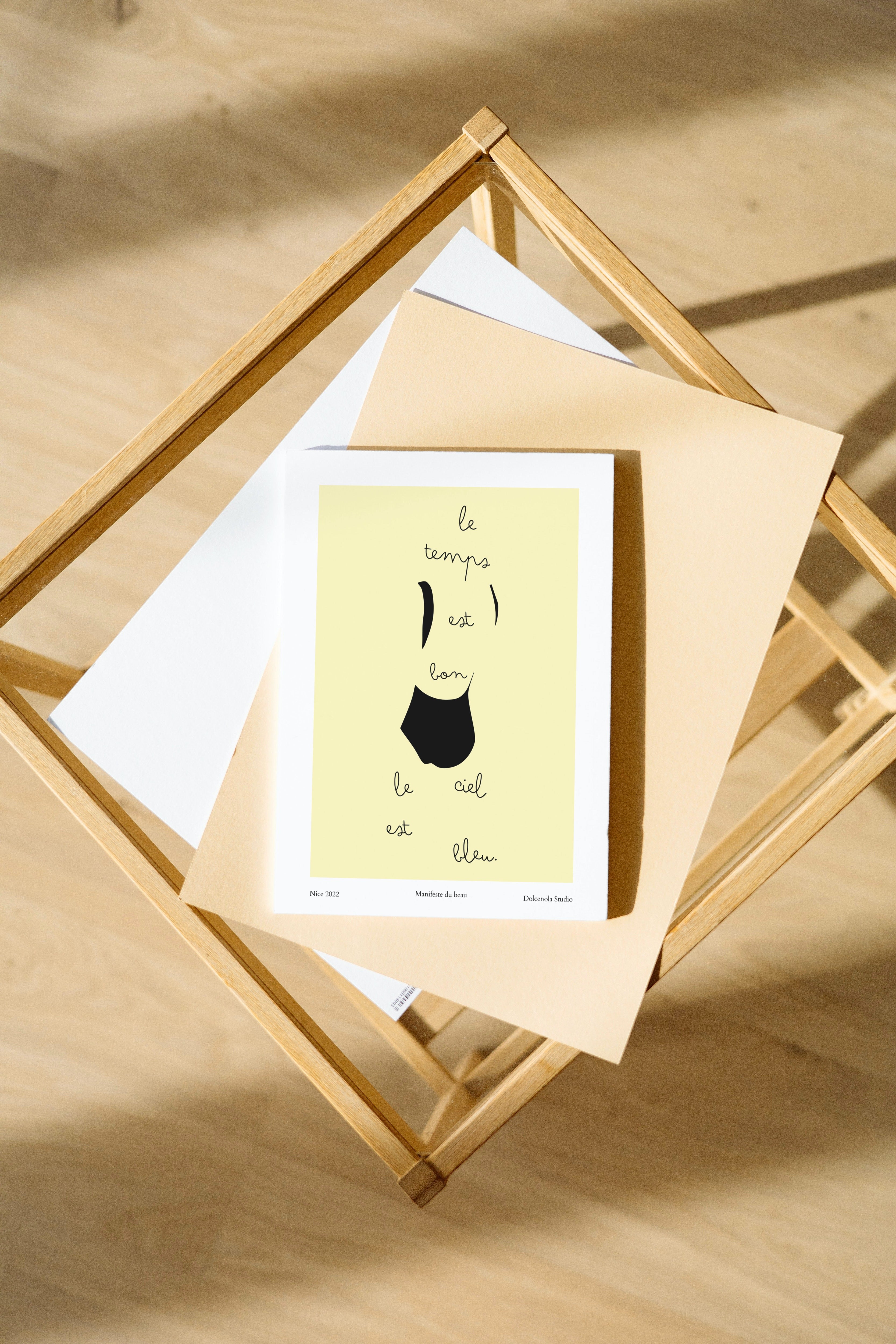 Carte Postale Le temps est bon