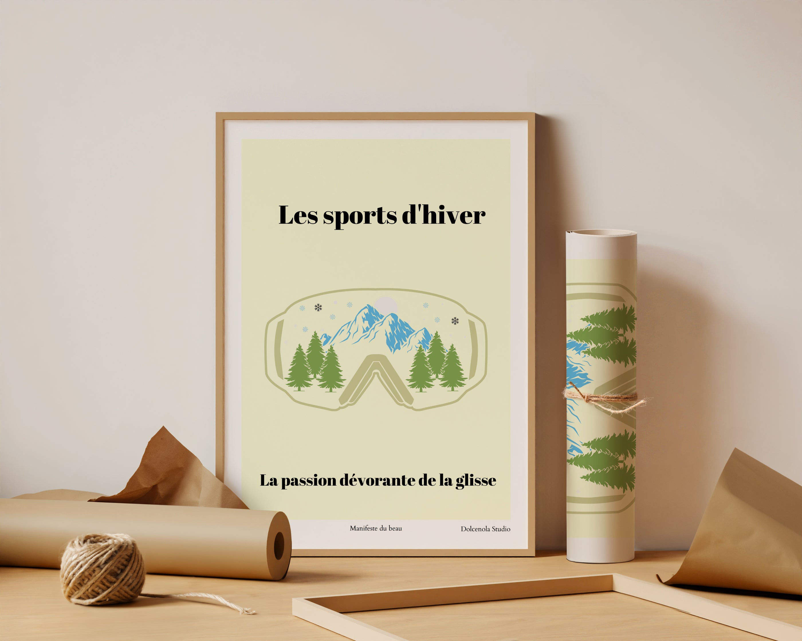 Affiche Sports d'hiver