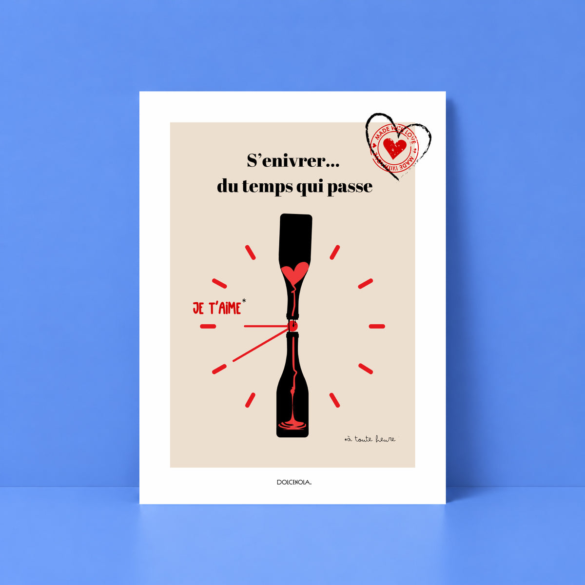 Affiche S’enivrer du temps qui passe