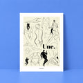 Affiche illustrée Nous Sommes Une, sororité et solidarité féminine, fine art 150g coton, Dolcenola