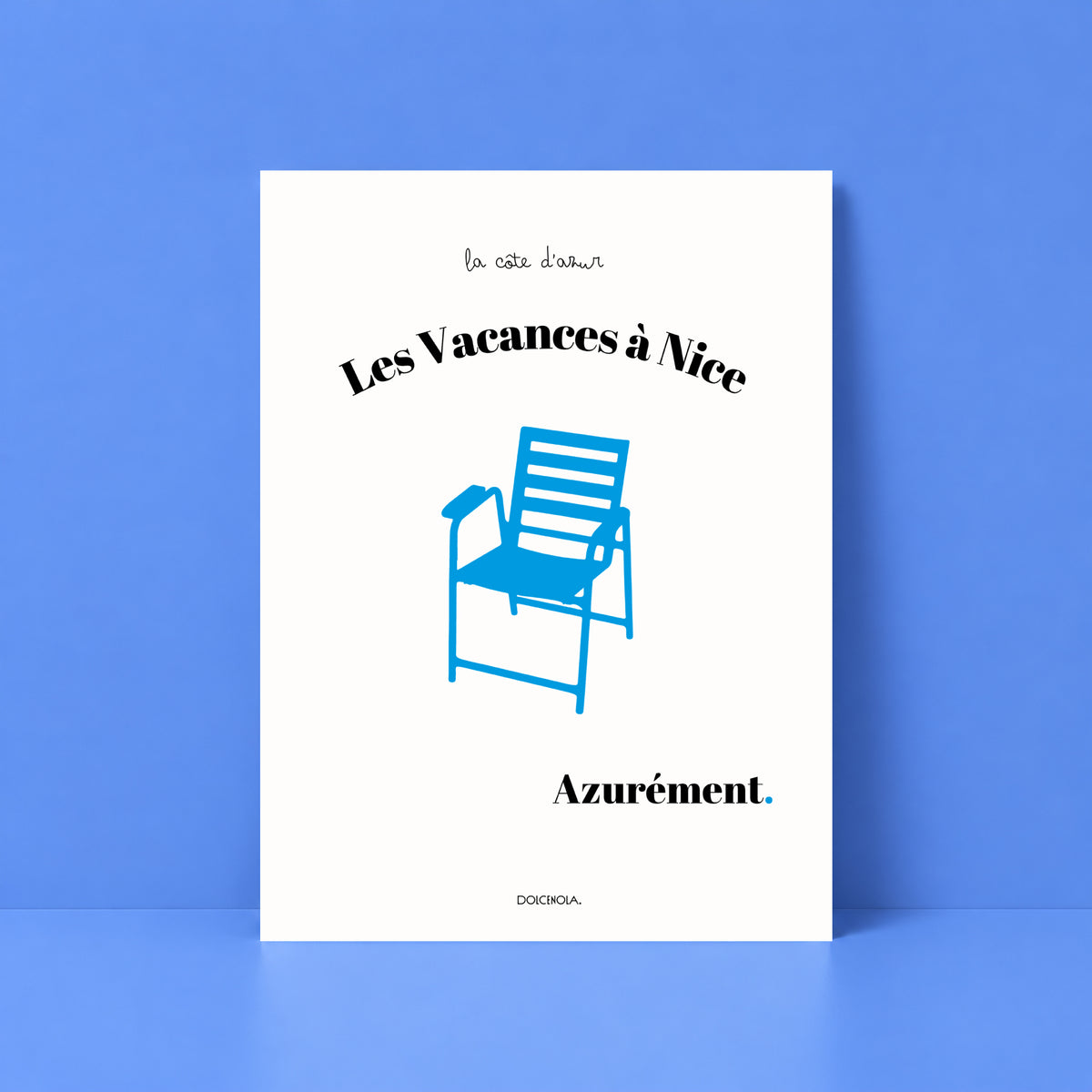 Affiche Les Vacances à Nice