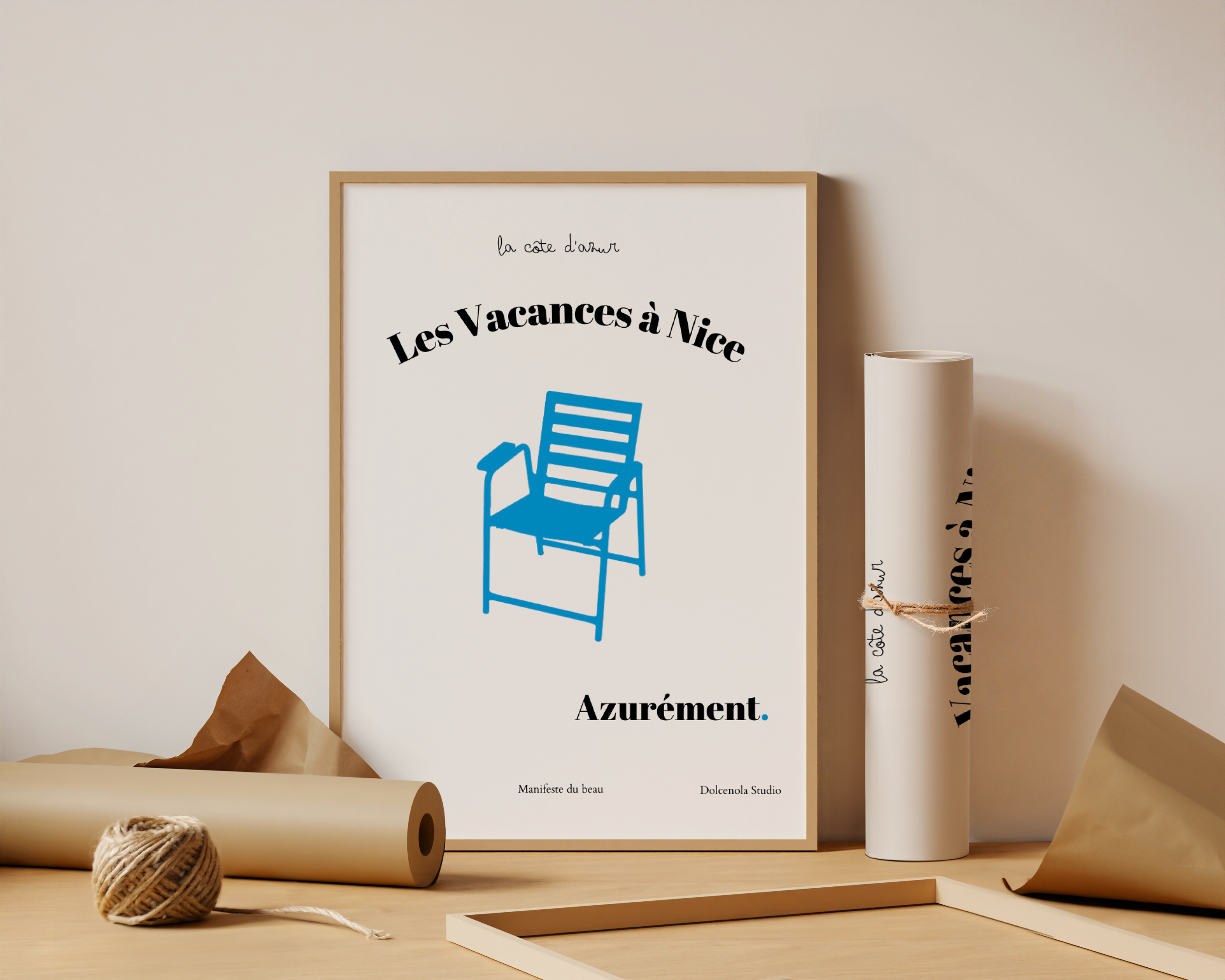 Affiche Les Vacances à Nice