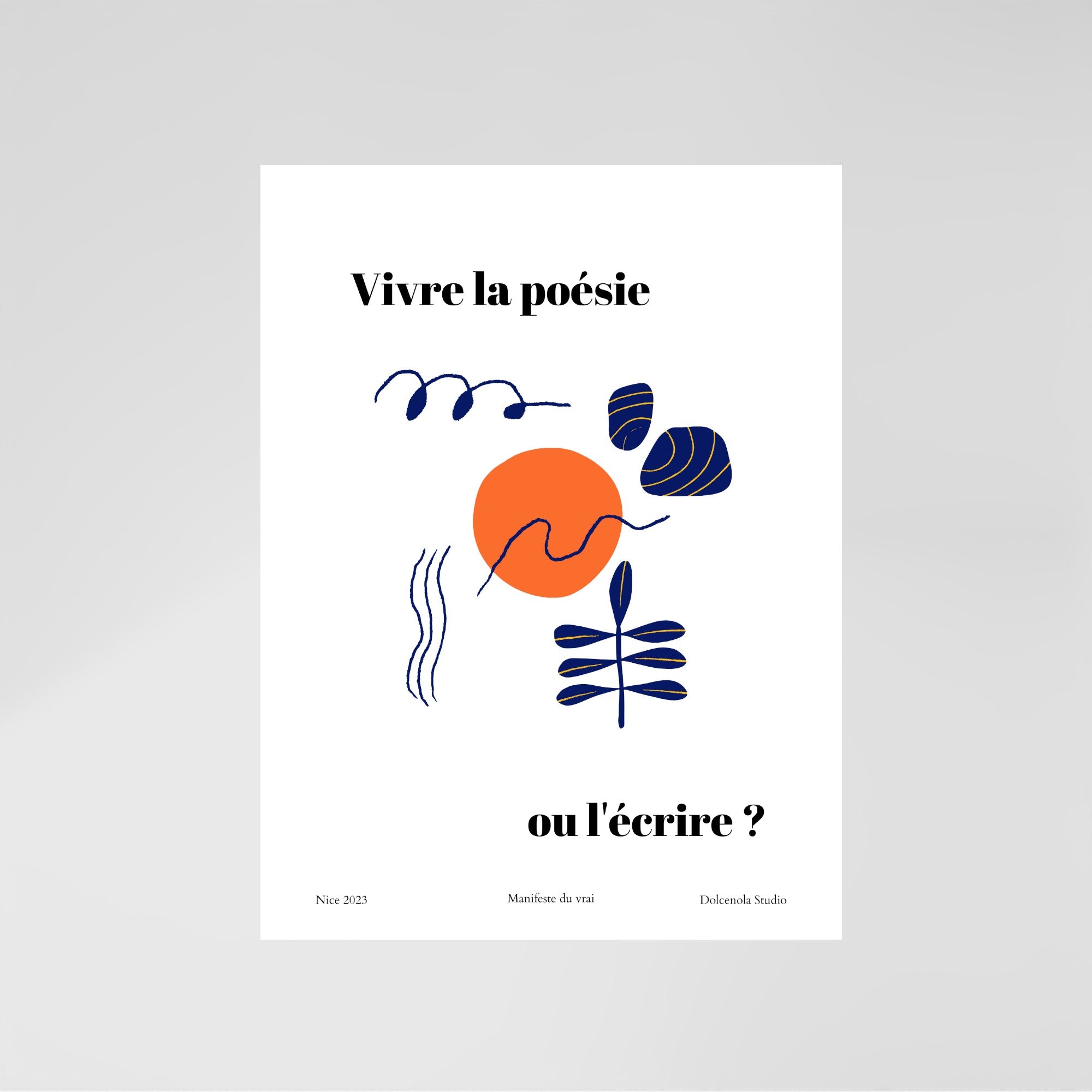Carte Postale Vivre la Poésie