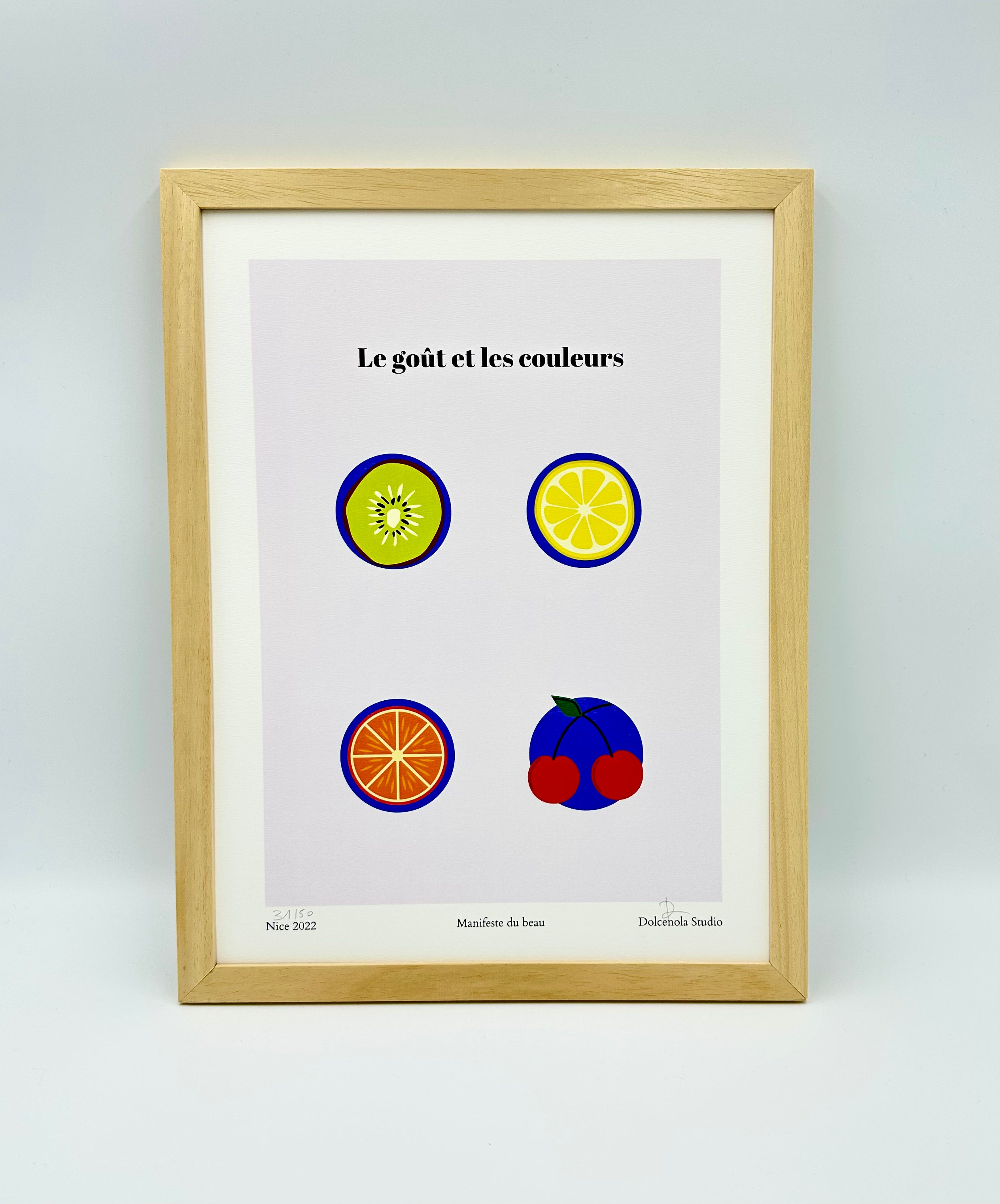 Affiche Le goût et les couleurs