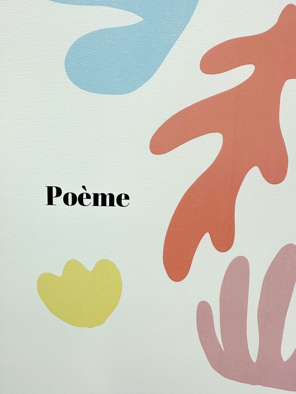 Affiche Poème