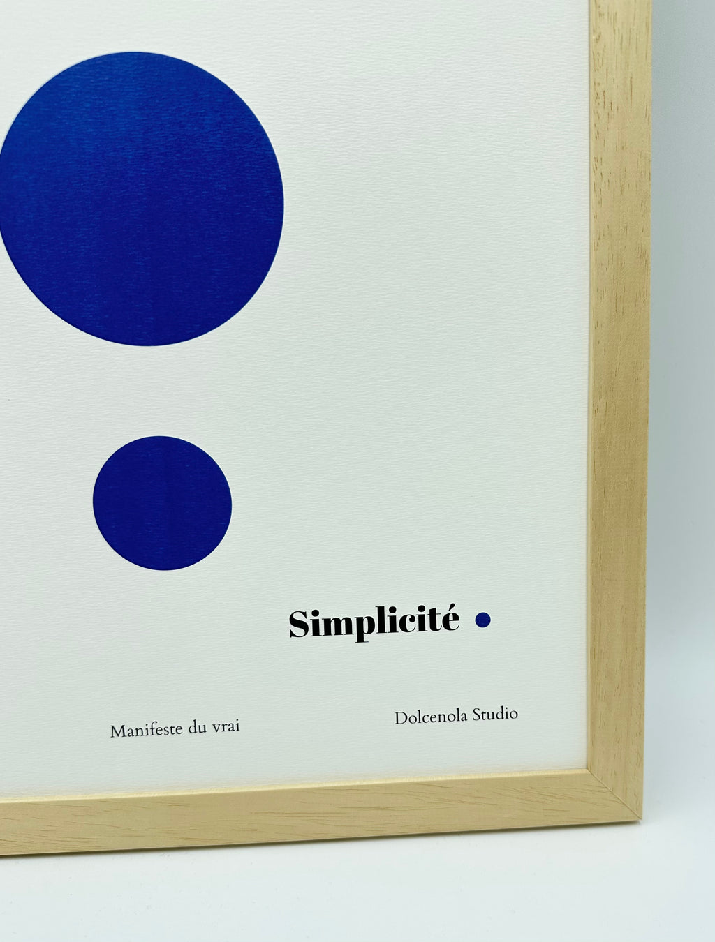 Affiche Abstrait Bleu