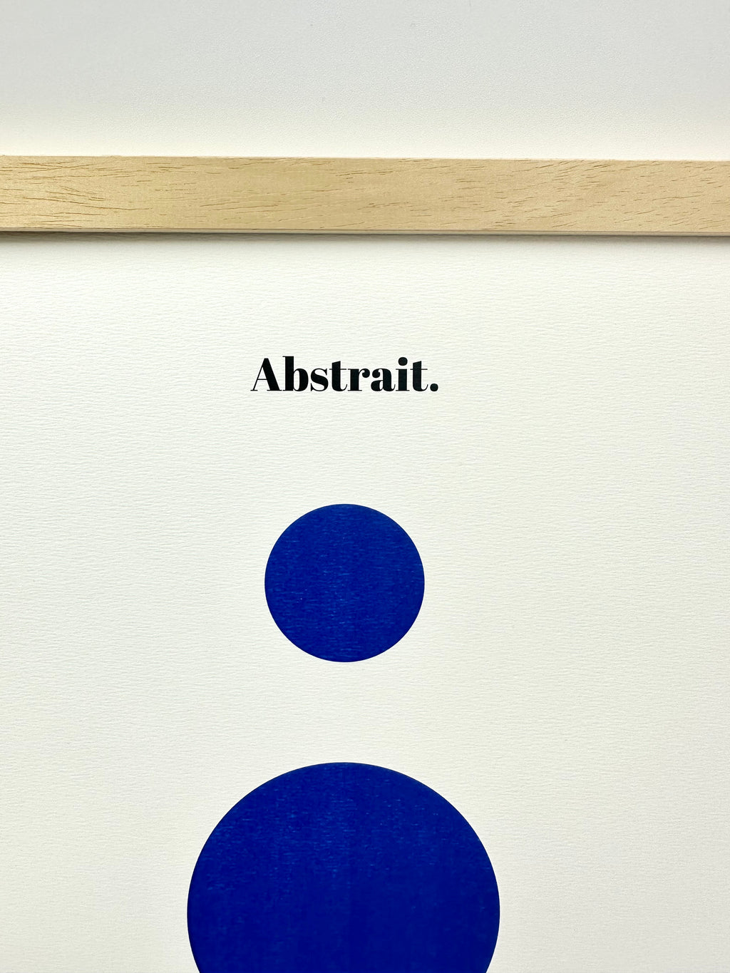 Affiche Abstrait Bleu