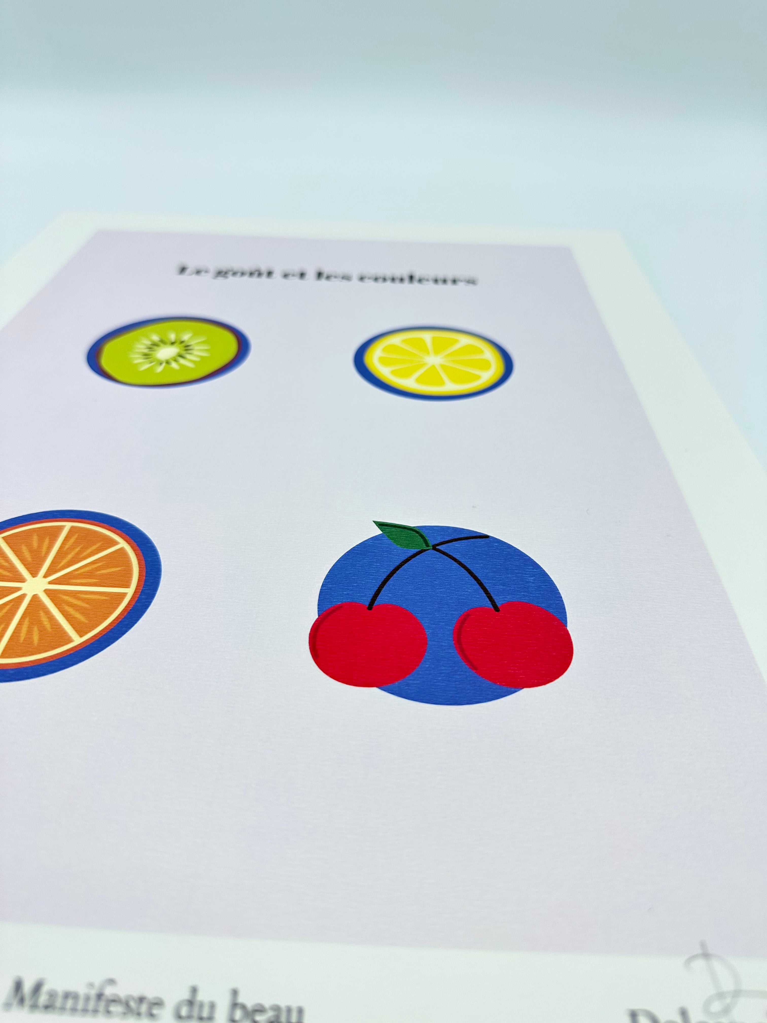 Affiche Le goût et les couleurs