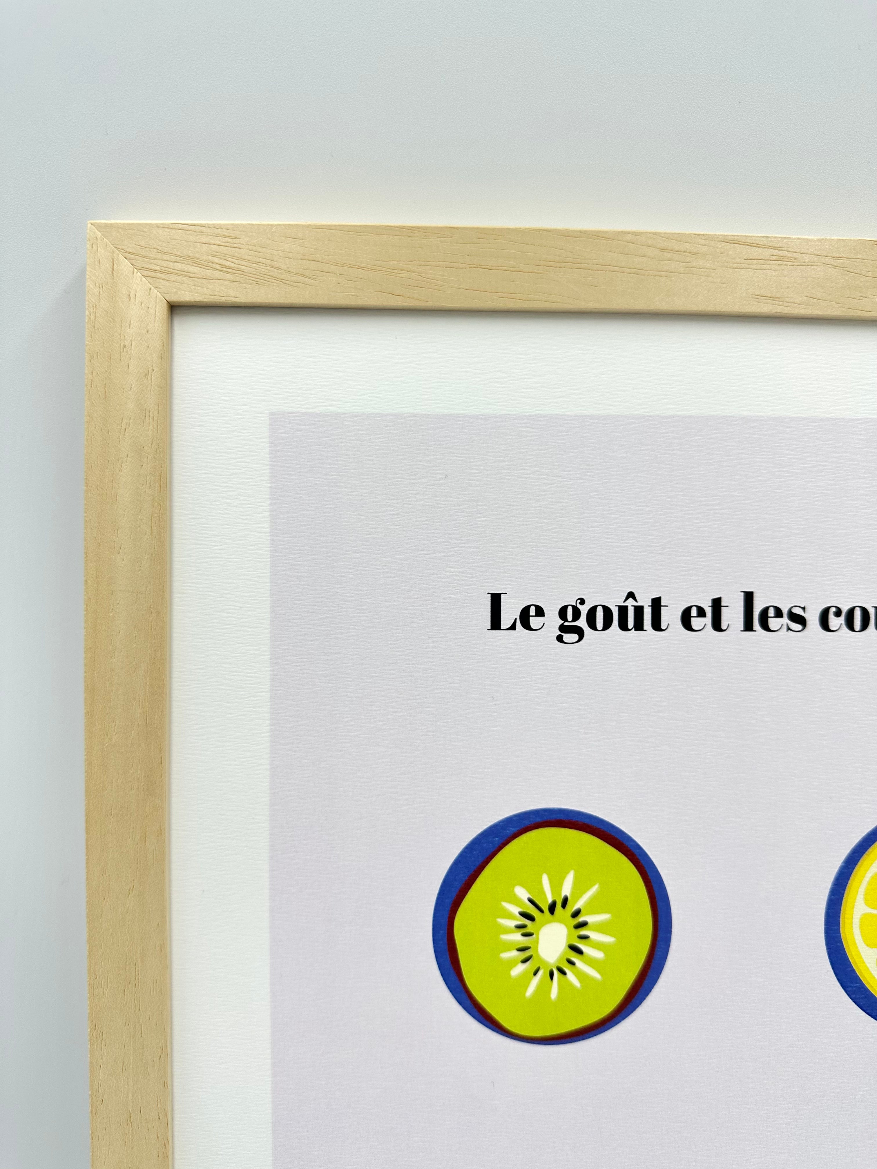 Affiche Le goût et les couleurs