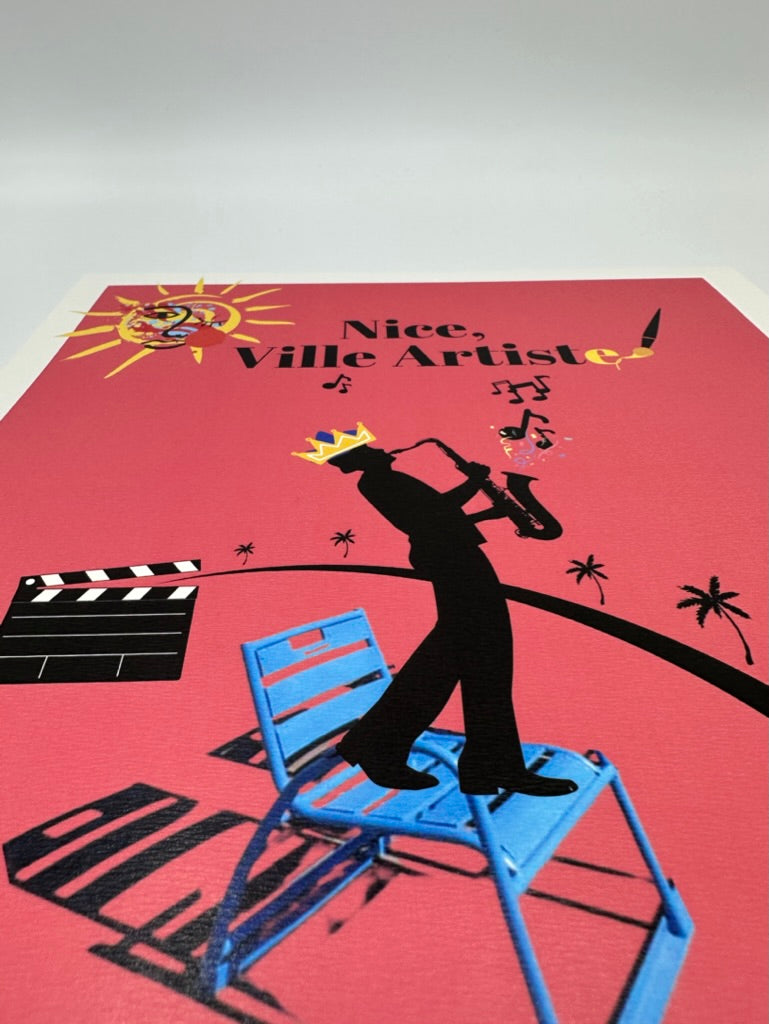 Affiche Nice Ville Artiste