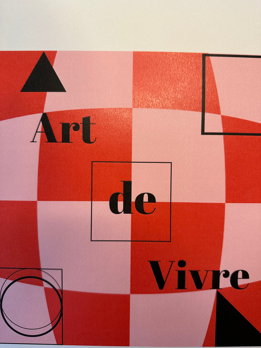 Affiche Art de Vivre