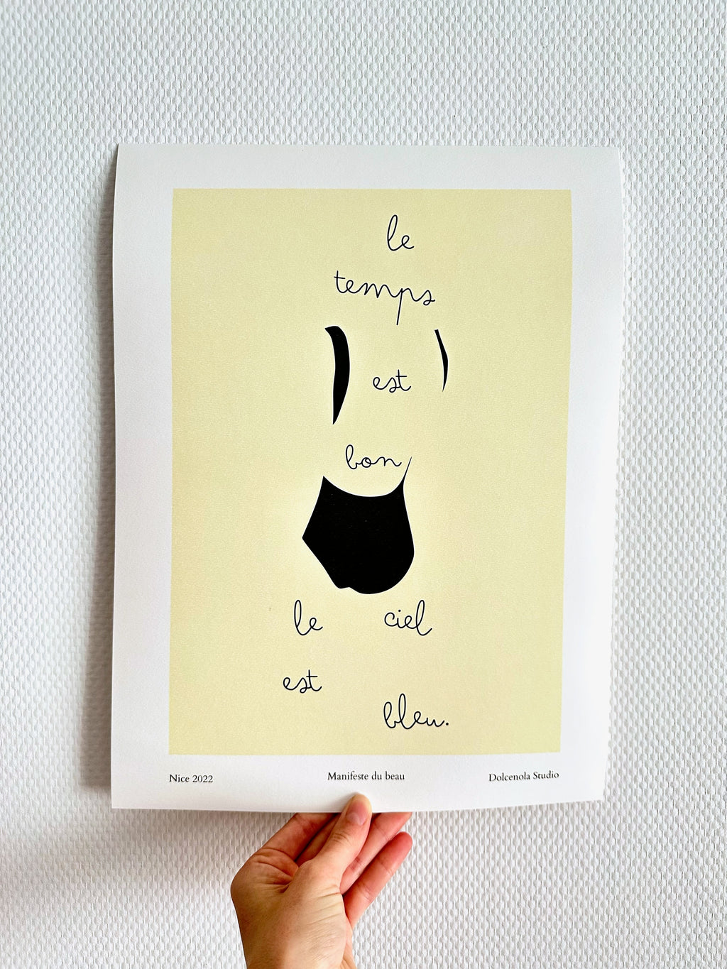 Affiche Le temps est bon